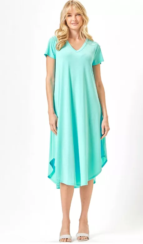 Hold Onto Hope Dress - Neon Blue