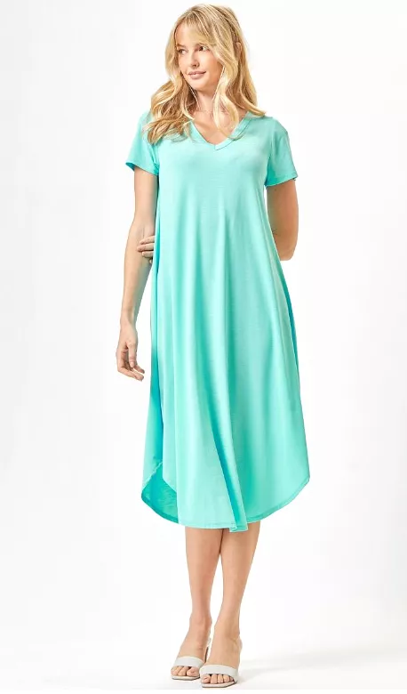 Hold Onto Hope Dress - Neon Blue