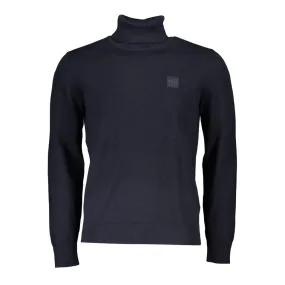 Hugo Boss Elegant Turtleneck Cotton-Cashmere Sweater