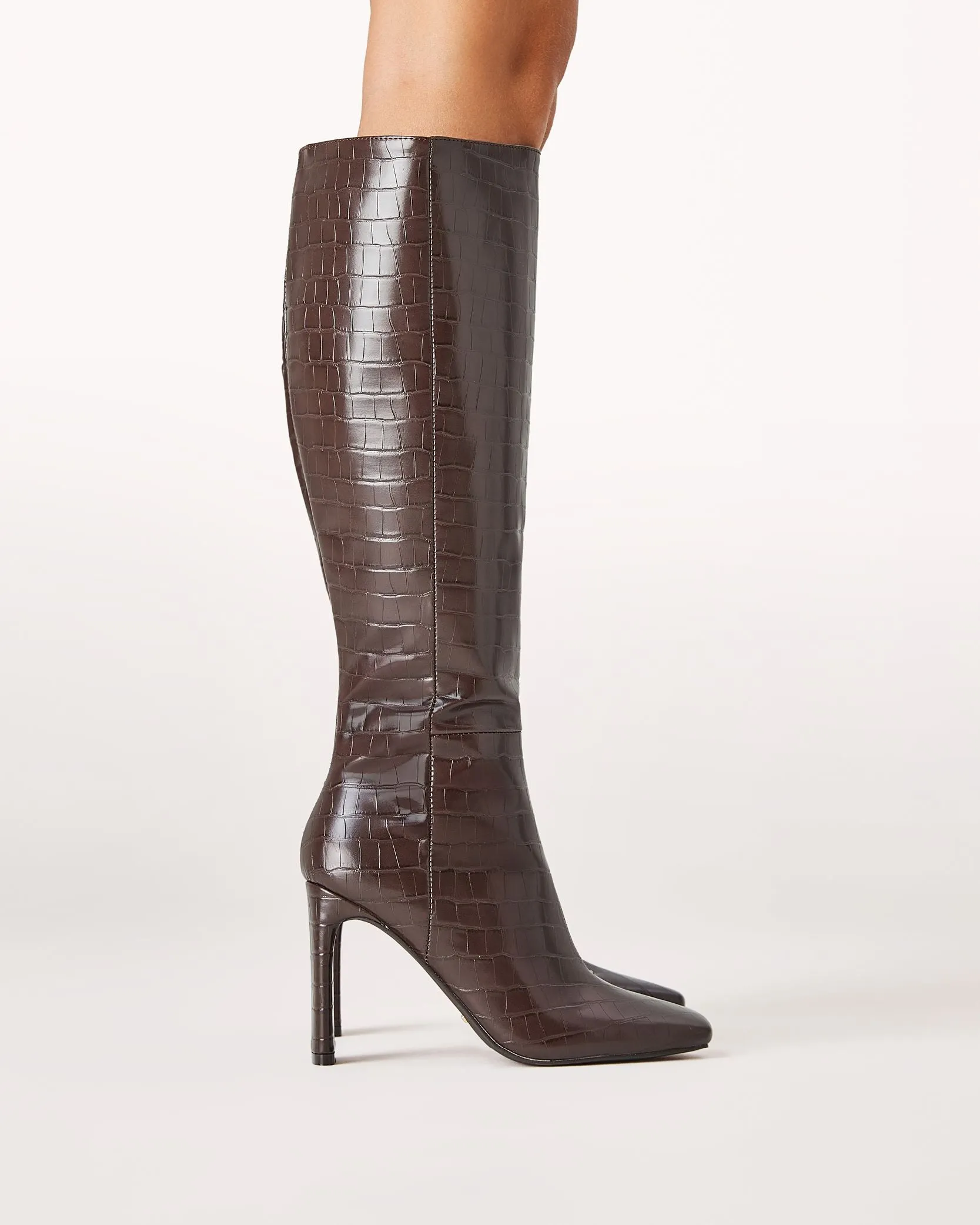 Hurst Boot - Cocoa Croc