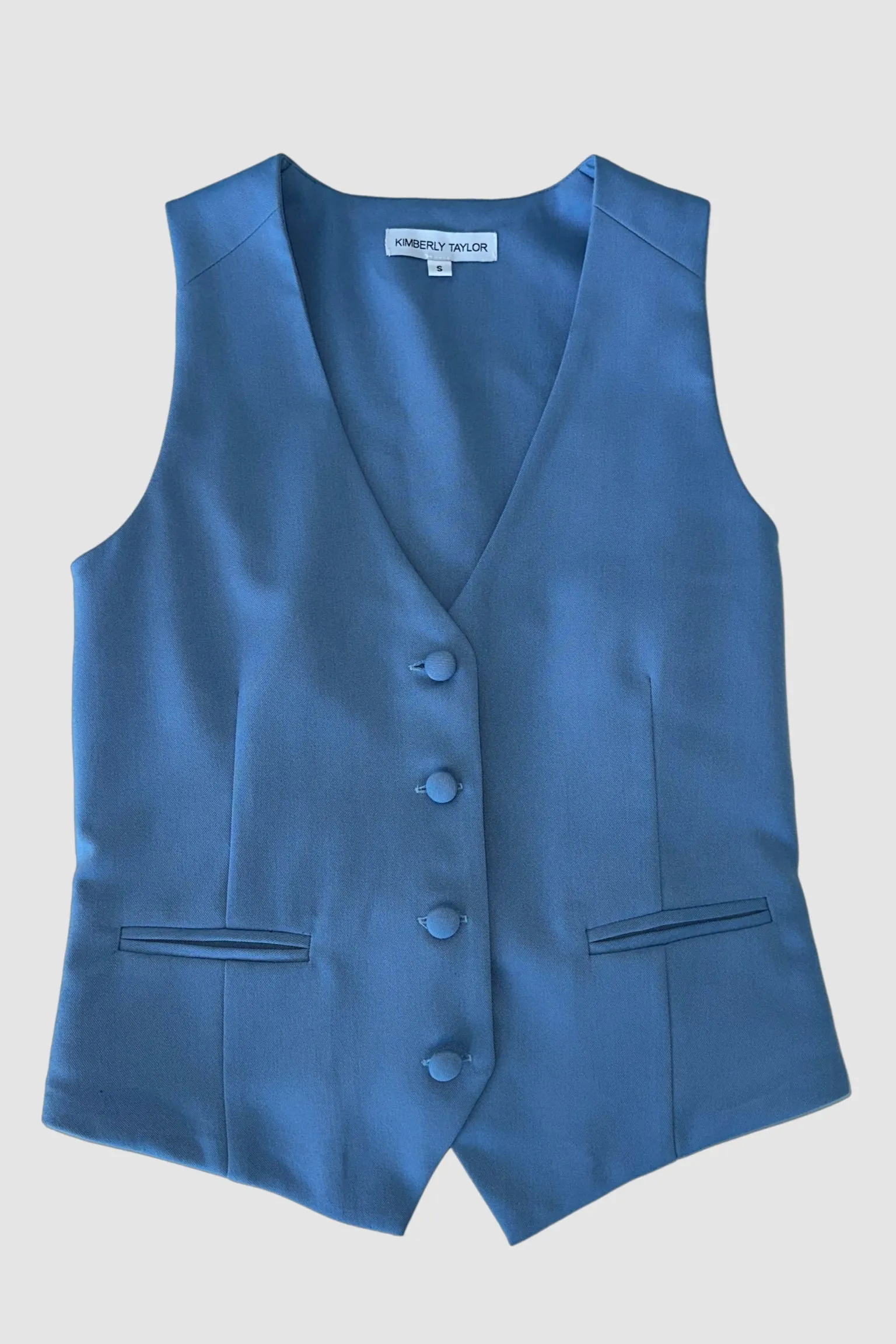 JENNA VEST POWDER BLUE