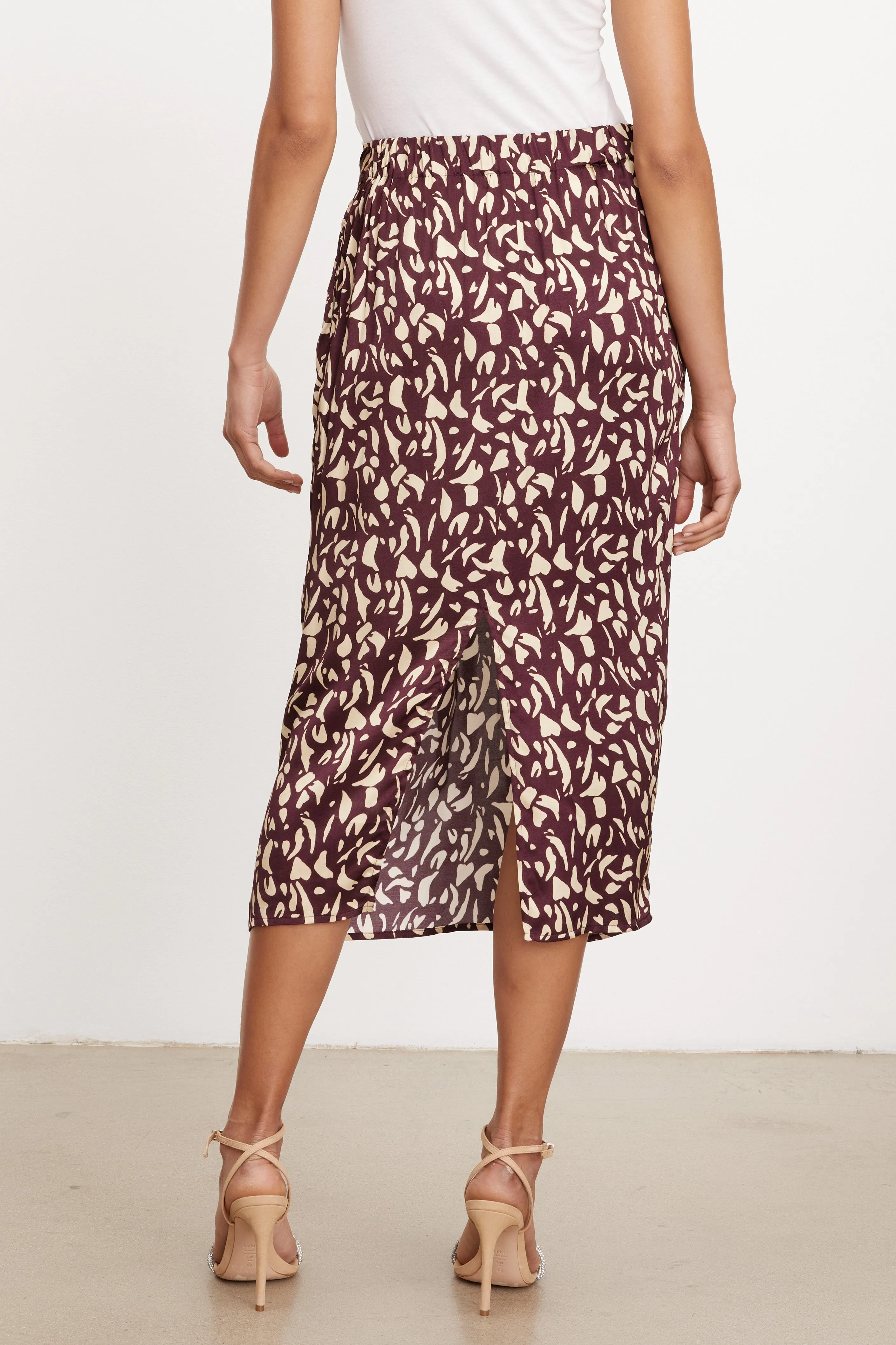 JUNO SKIRT IN MALBEC