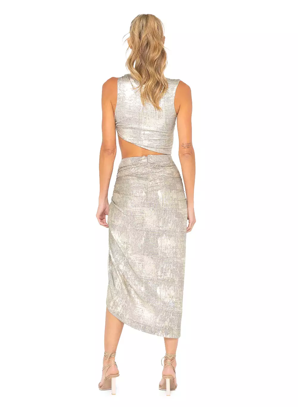 Just Bee Queen - Alba Skirt - Washed Metallic