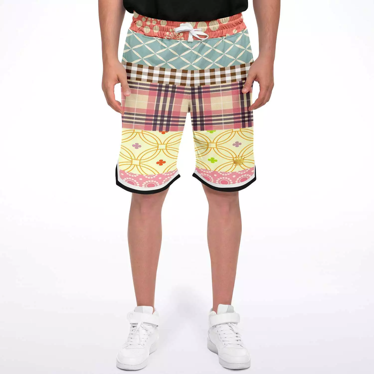 Kaleidoscope Unisex Basketball Shorts