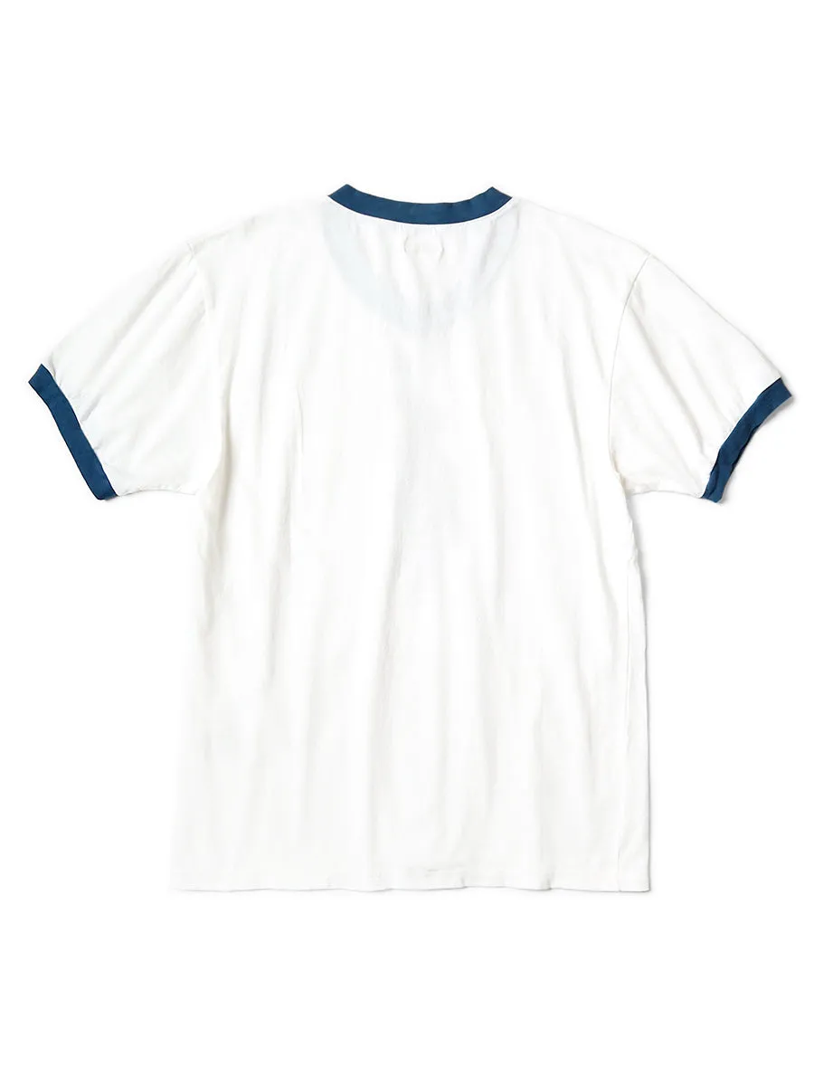 Kapital 20/- Jersey V-neck ringer Tee (Nene Pippi pt)