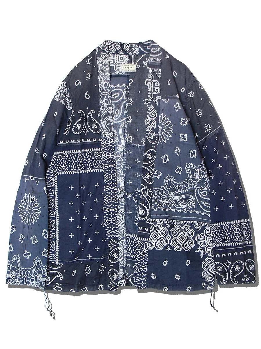 Kapital Gauze Bandana Patchwork PT Kakashi Shirt _K1904LS078EK-920