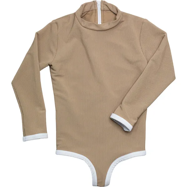 LainSnow Lain Mini Rashguard One Piece, Sand