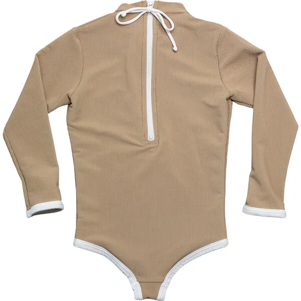 LainSnow Lain Mini Rashguard One Piece, Sand