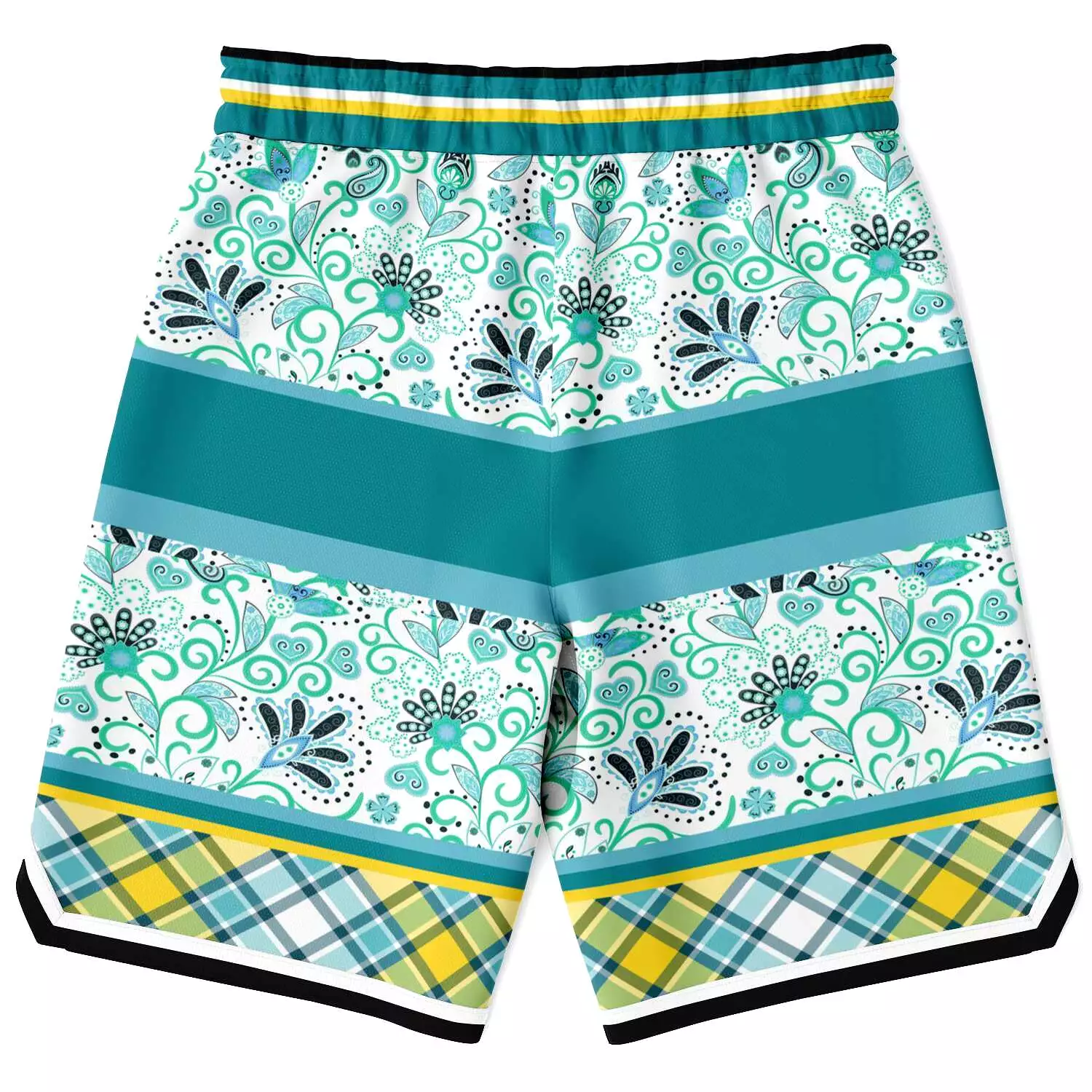 Lemon Zest Unisex Basketball Shorts