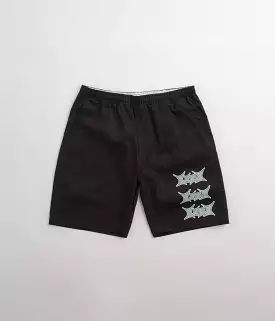 Lo-Fi Static Work Shorts - Black