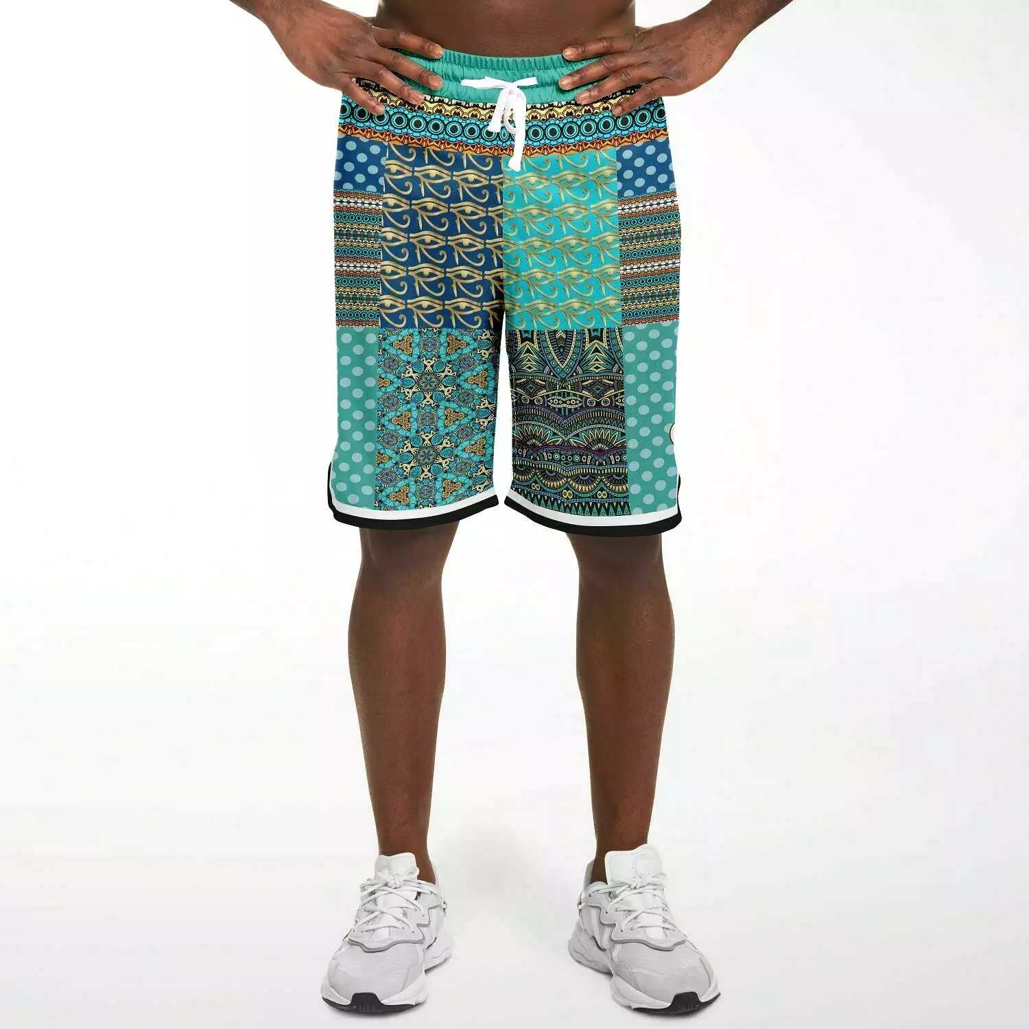 Many Blessings Horus Eye Basketball Shorts