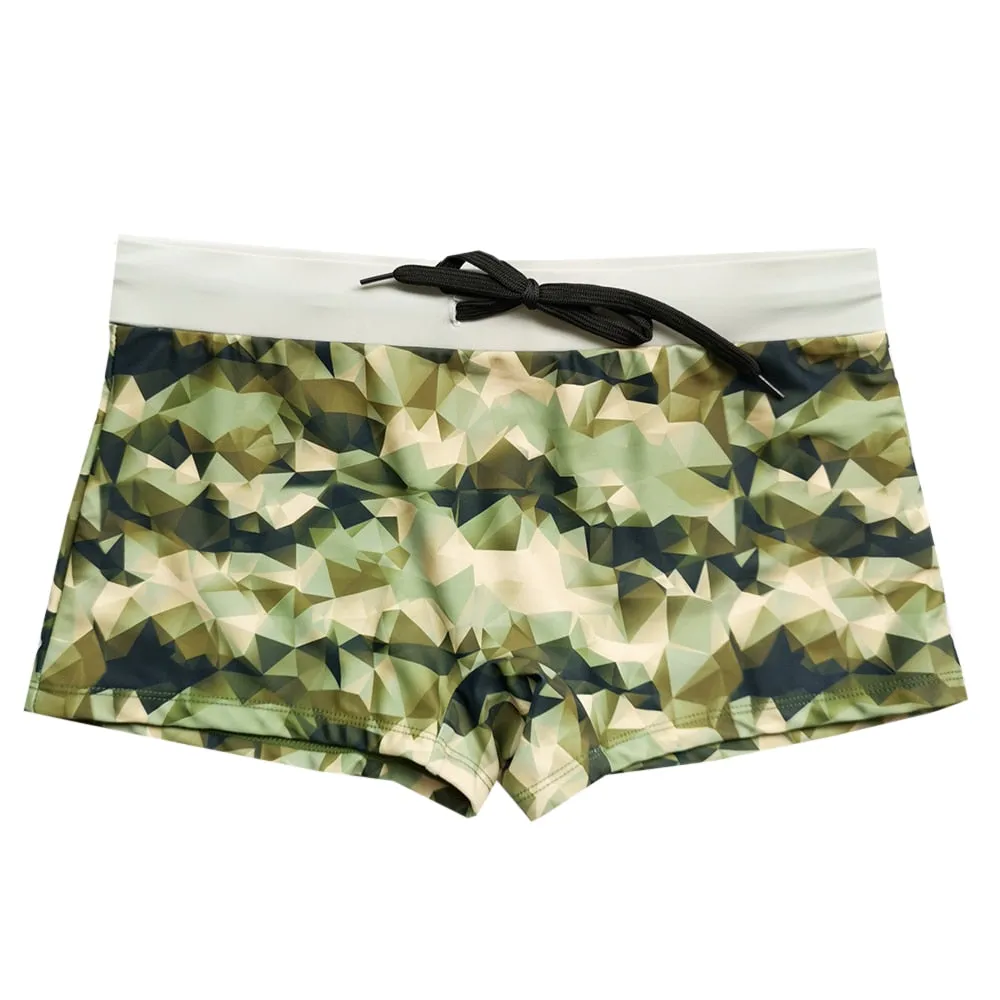 Men's Sexy Camouflage Beach Surfing Trunks Swimwear Beach Shorts