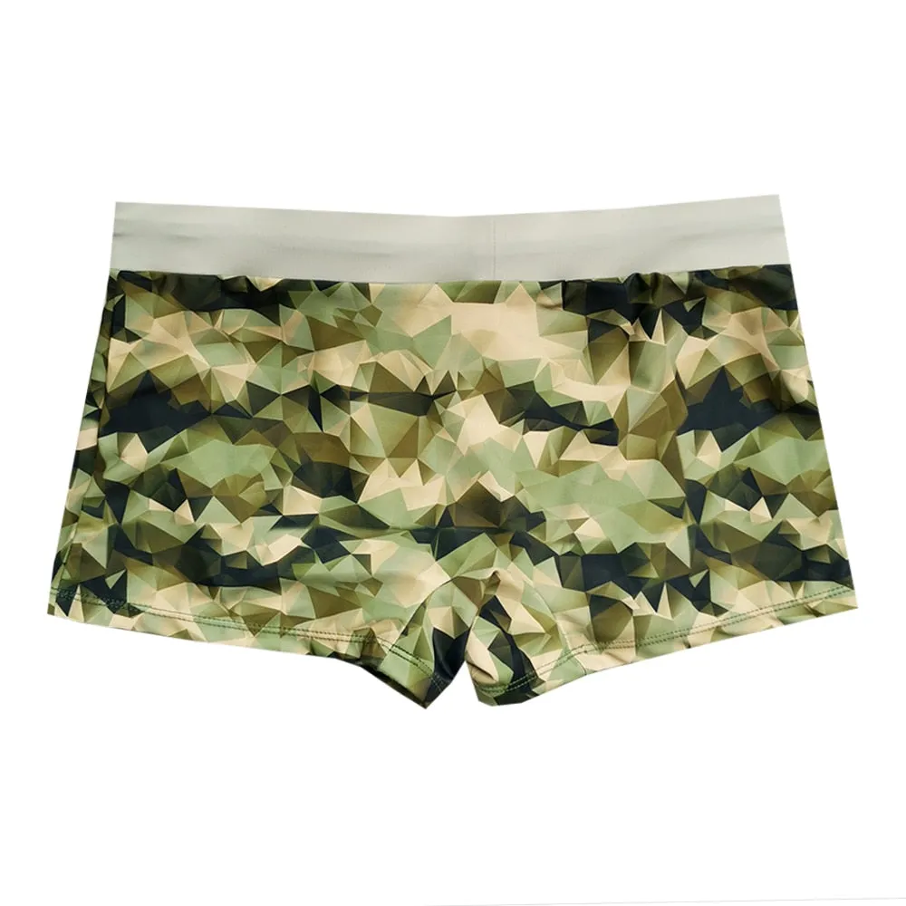 Men's Sexy Camouflage Beach Surfing Trunks Swimwear Beach Shorts