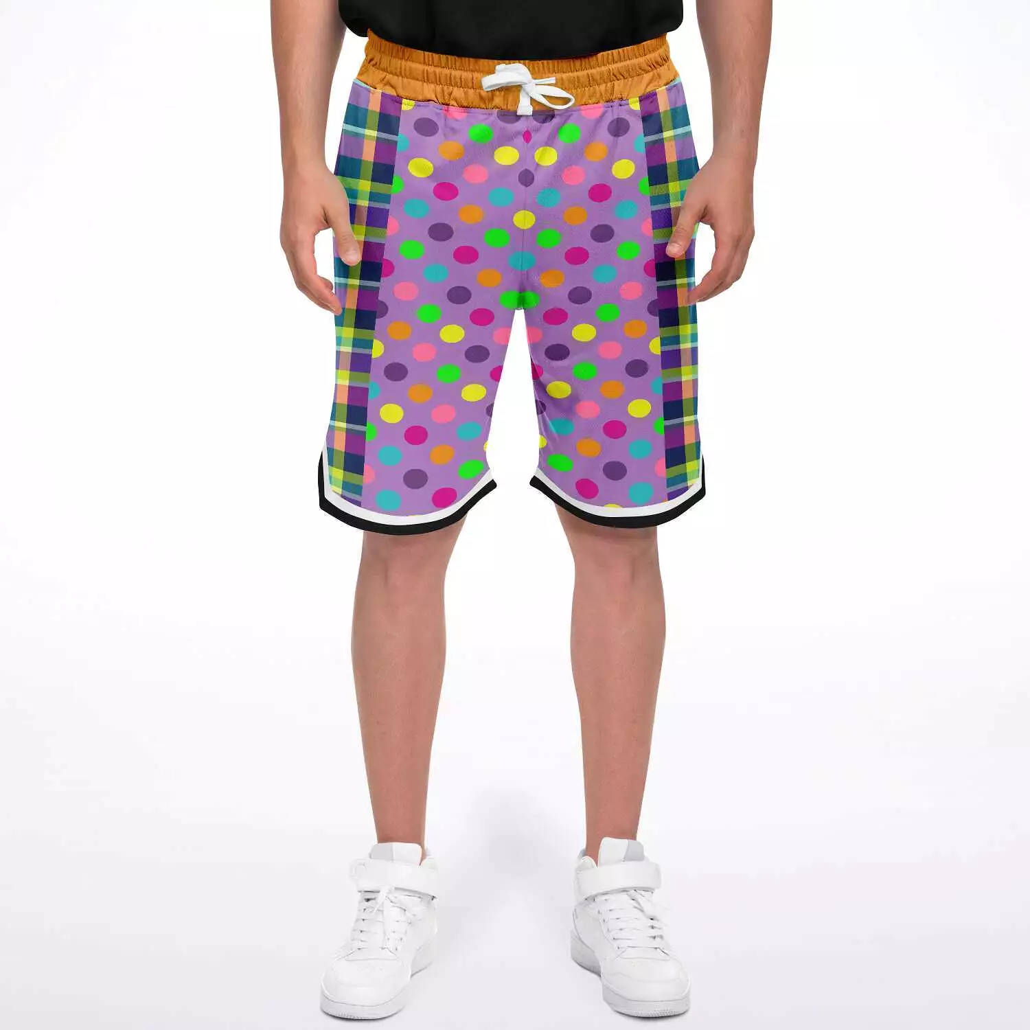 Mercury Retrograde Purple Vertical Basketball Shorts