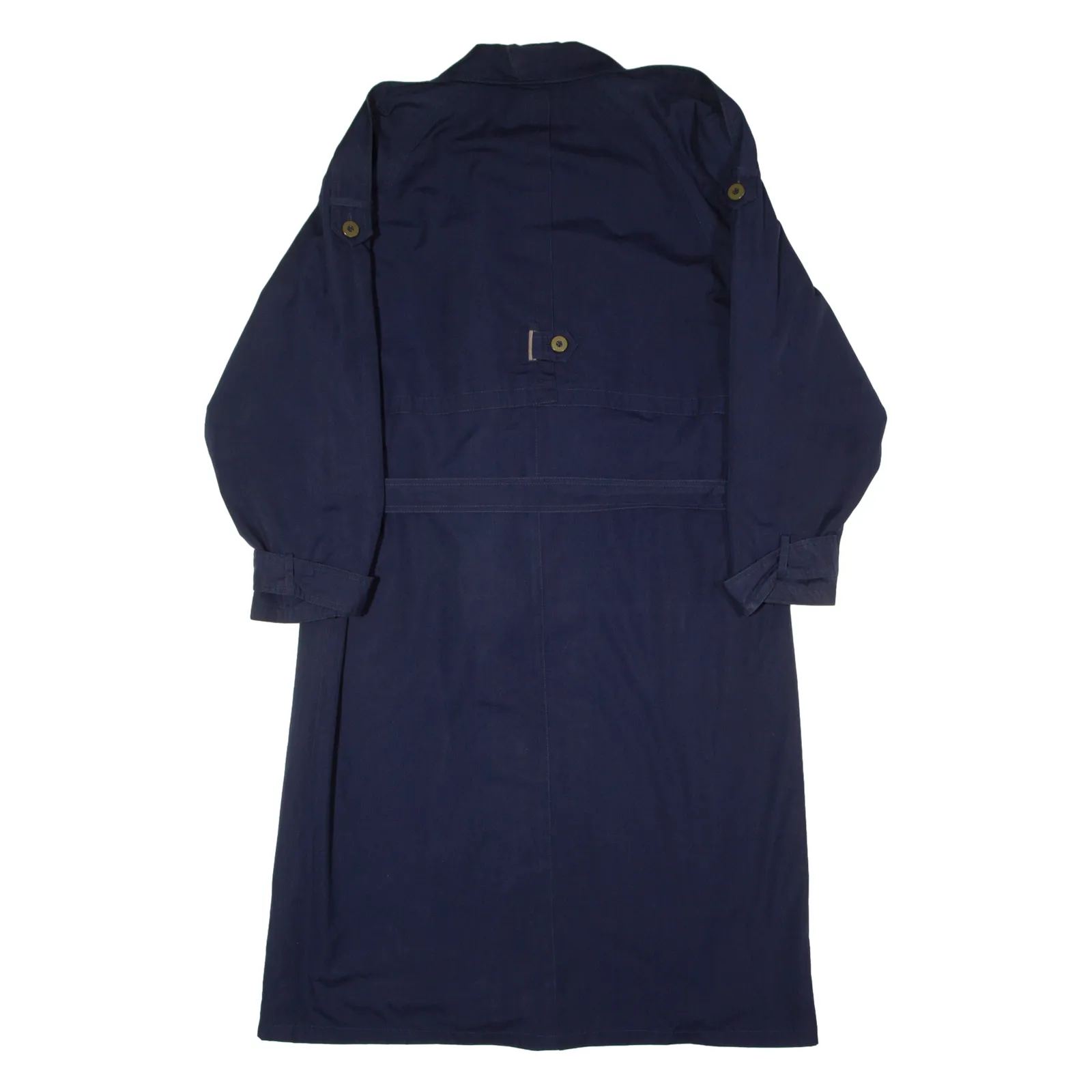 MILITARY EQUIPMENT Womens Trench Coat Blue 2XL