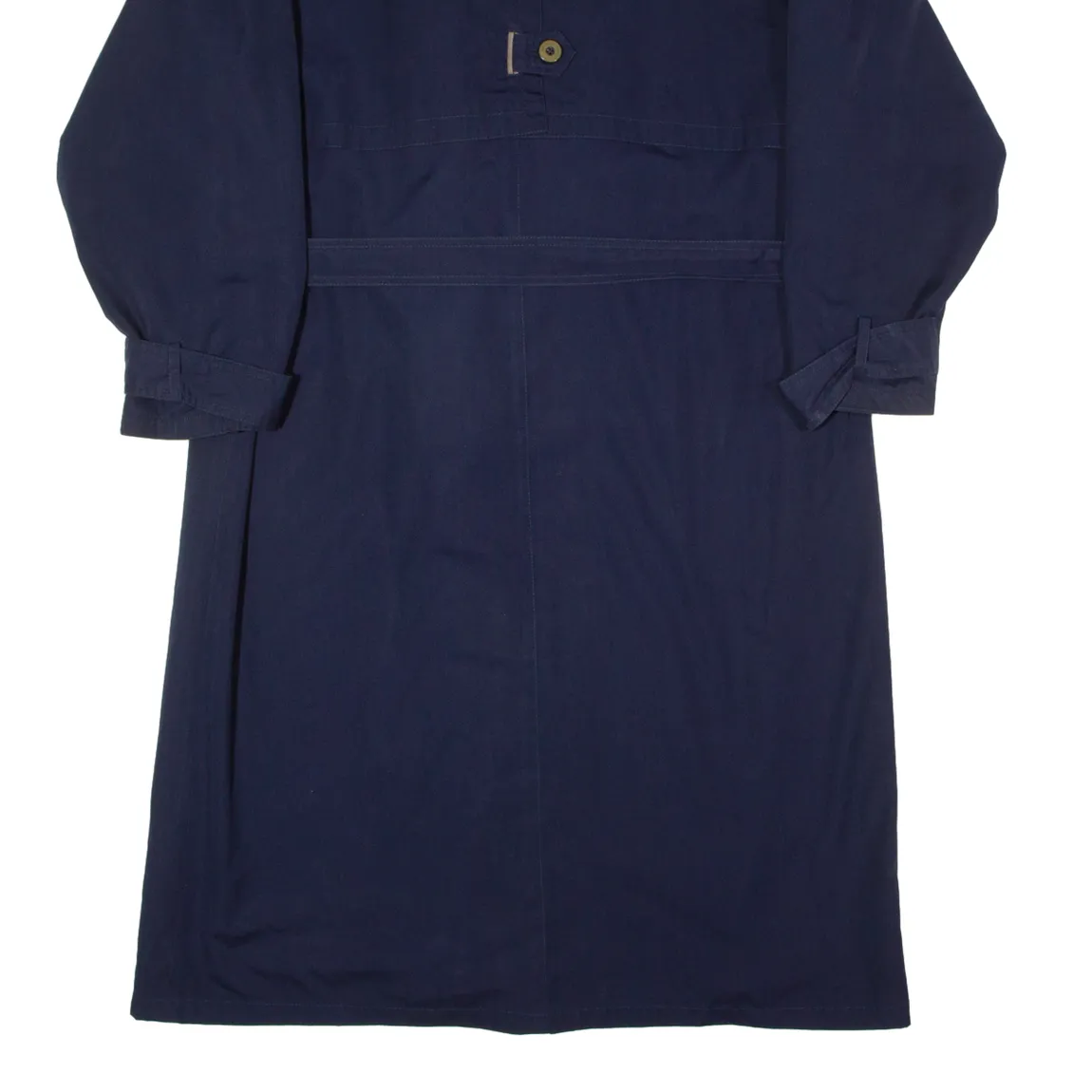 MILITARY EQUIPMENT Womens Trench Coat Blue 2XL