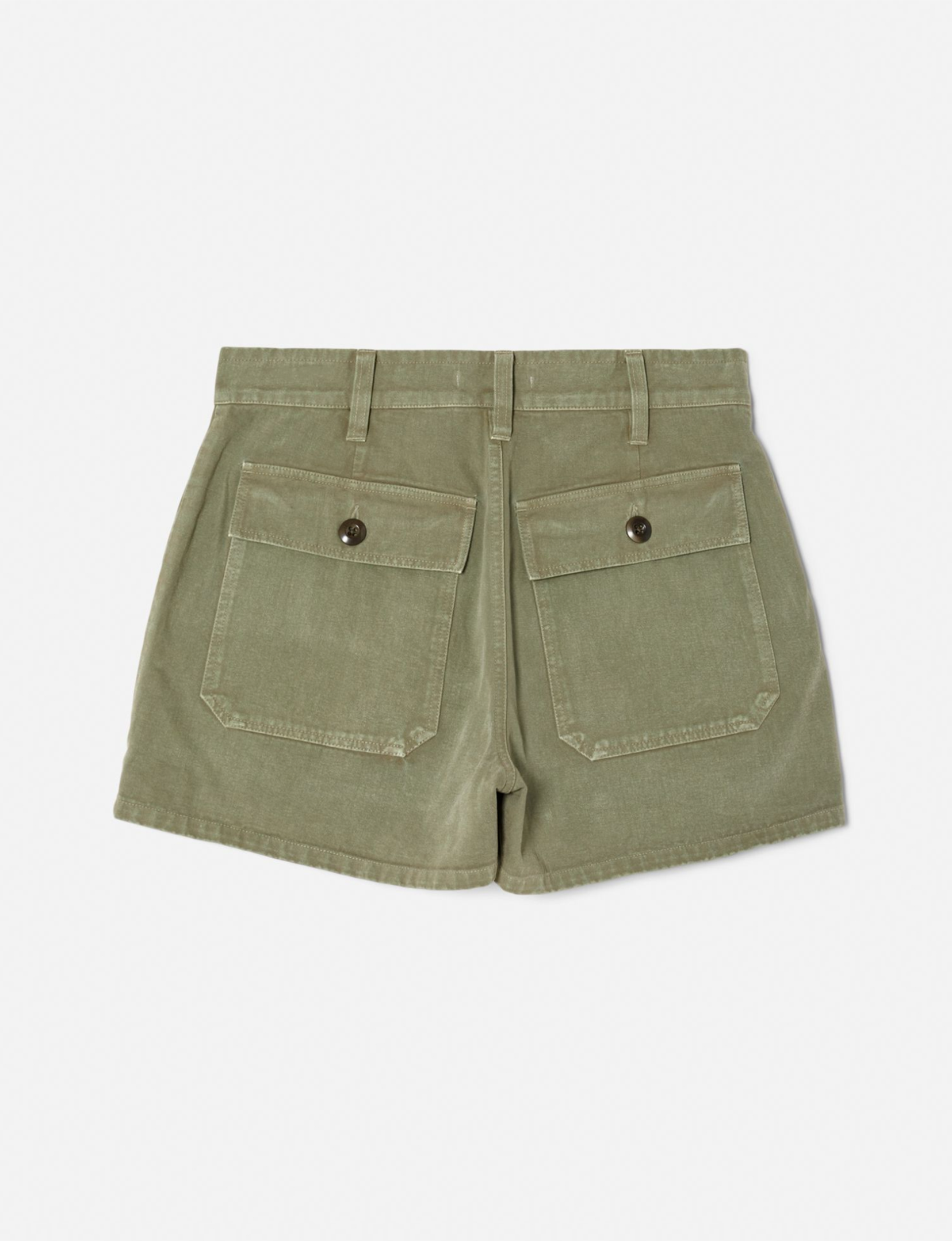 Military Mini Short, Bayleaf