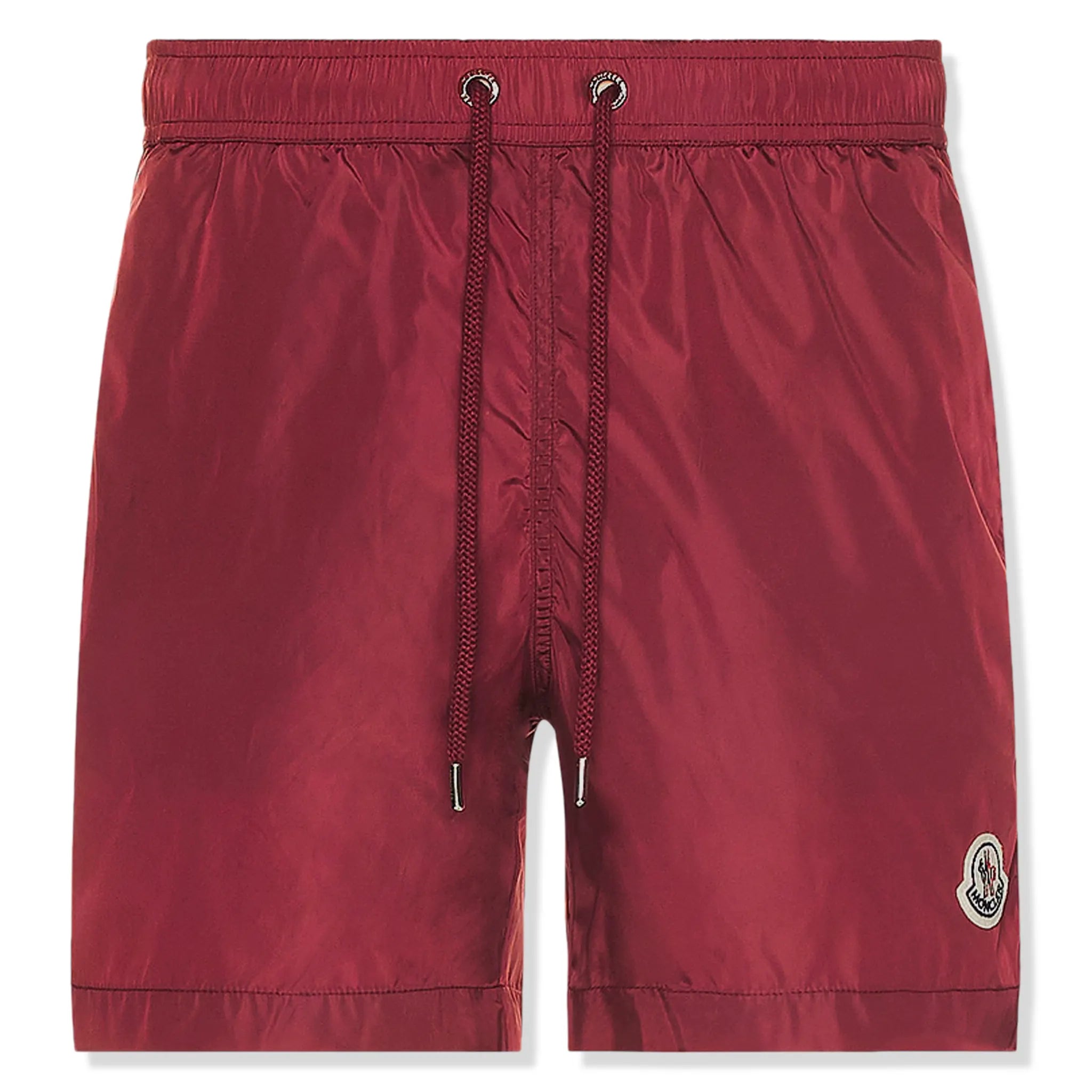 Moncler Burgundy Swim Shorts