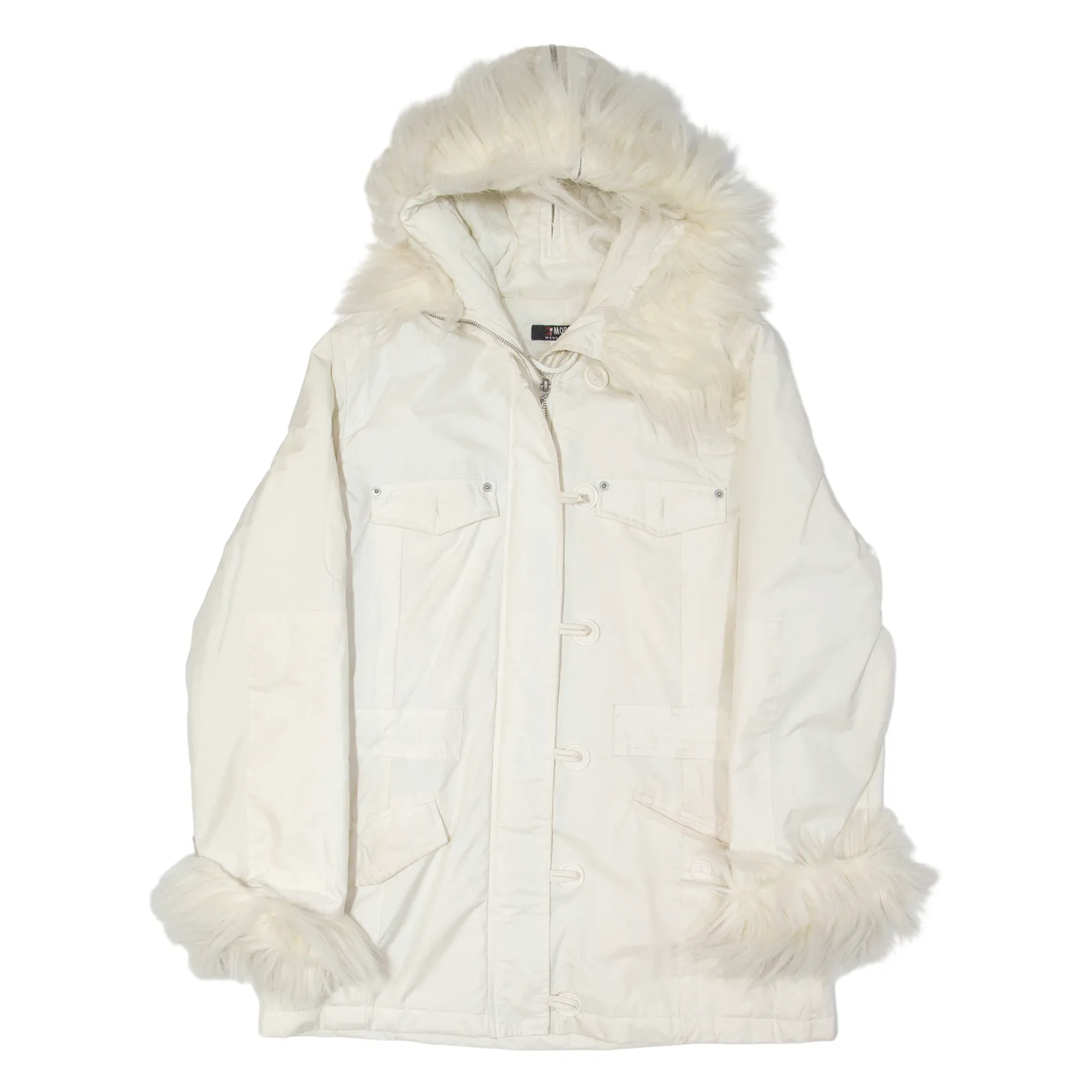 MORGAN Womens Chore Coat Cream M