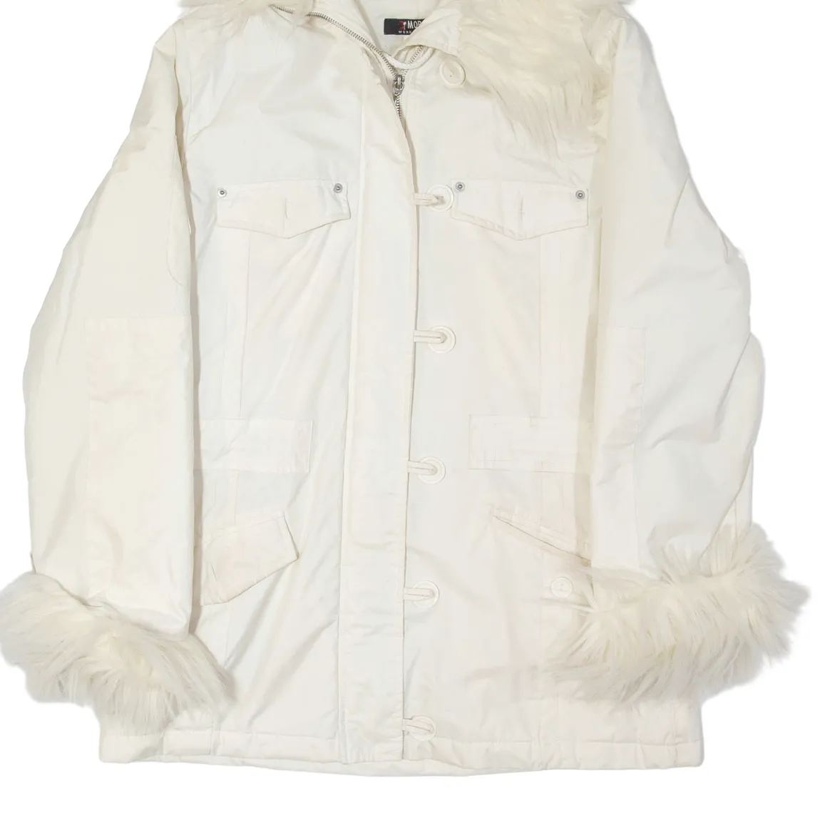 MORGAN Womens Chore Coat Cream M