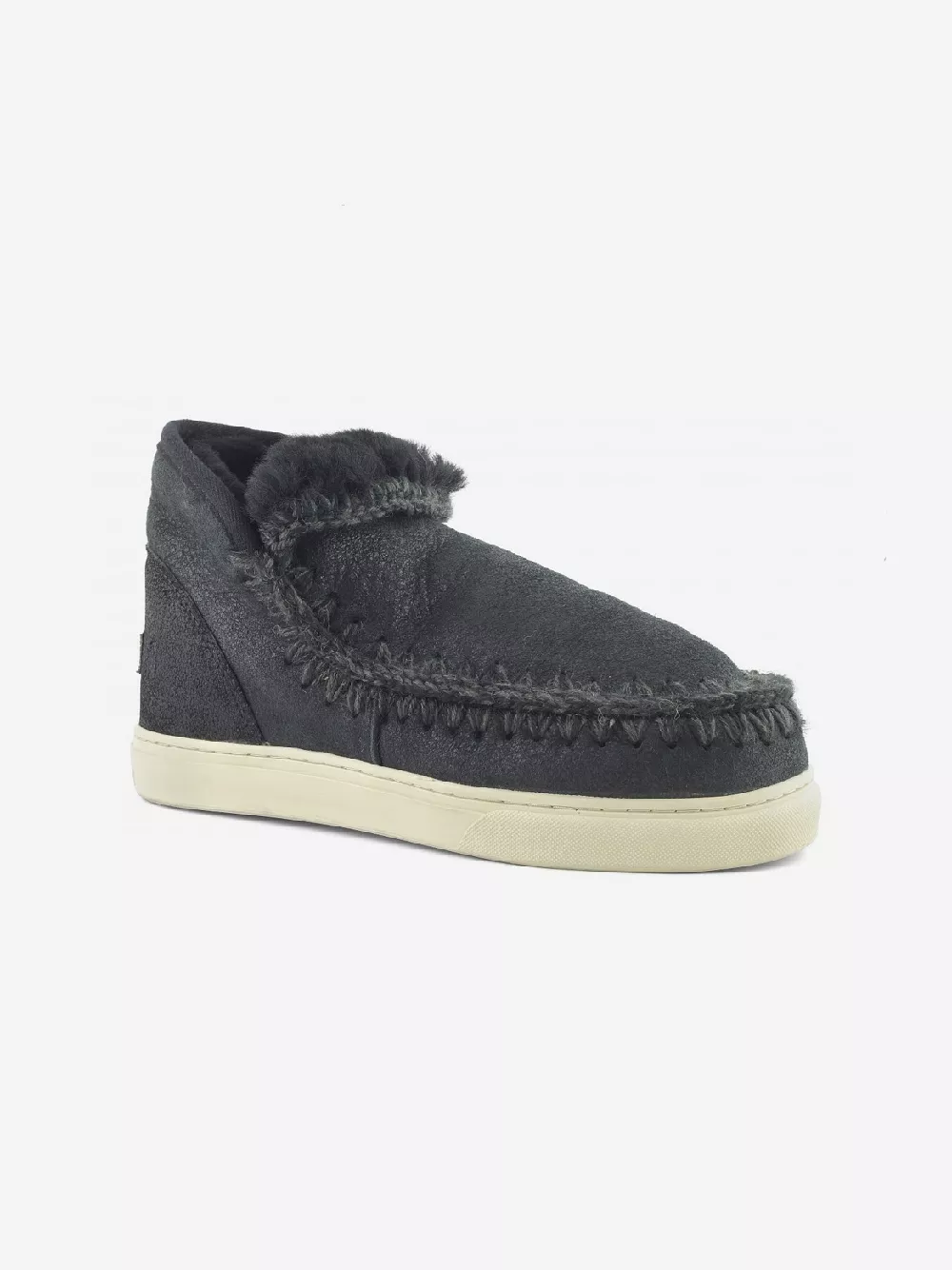 Mou Boots AI23-24 Eskimo Sneaker Cracked Black/Grey