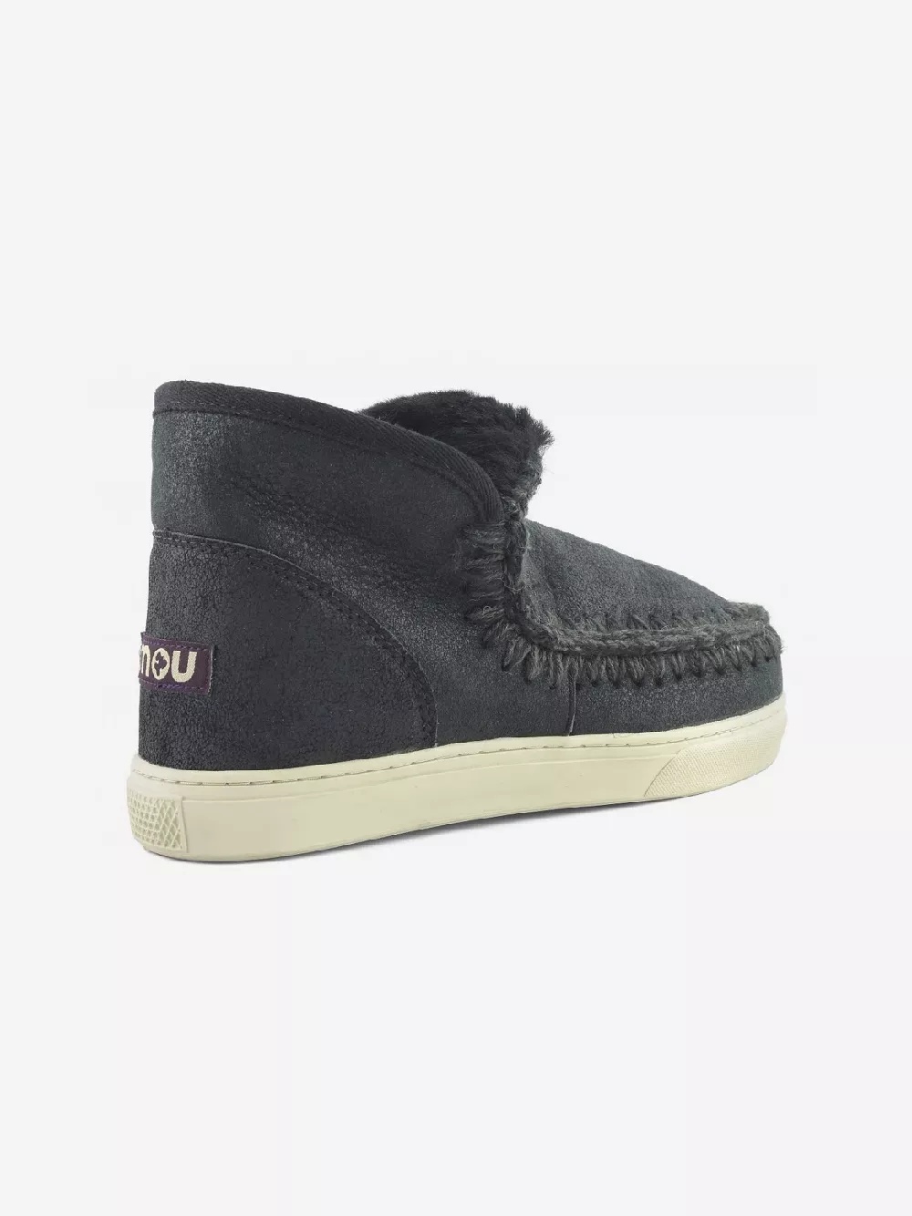 Mou Boots AI23-24 Eskimo Sneaker Cracked Black/Grey