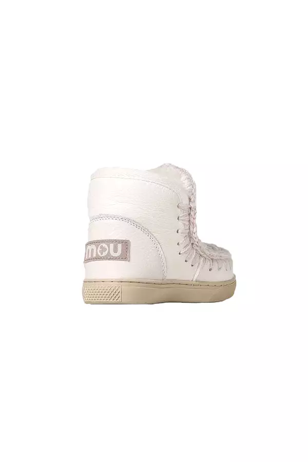 Mou Boots AI23-24 Eskimo Sneaker Kid Waxi White