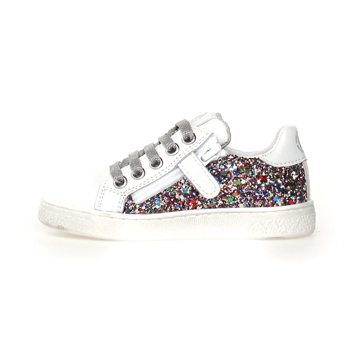 Naturino (Sizes 33-35) Pinn White/Multi Glitter