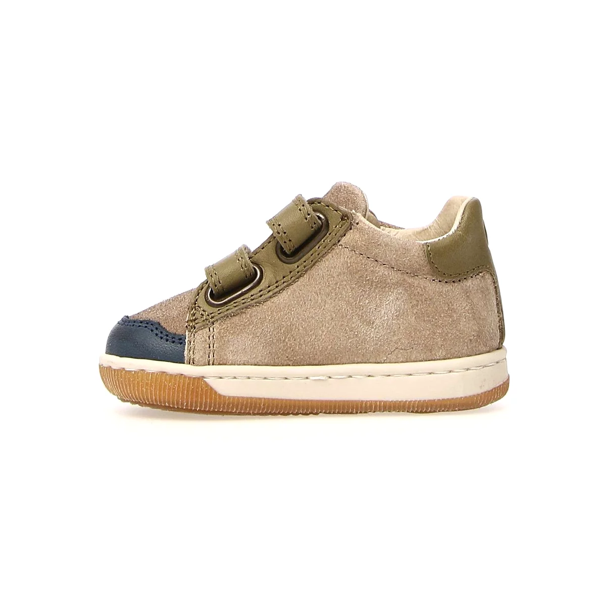 Naturino Toddler's (Sizes 21-26) Masienta Indigo/Taupe Suede Velcro