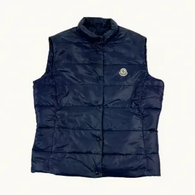 Navy Blue 90s Moncler Grenoble Puffer Jacket Coat Gilet (L)