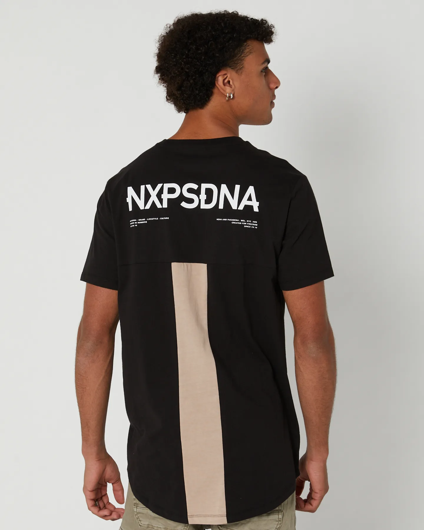 Nena And Pasadena Echelon Cape Back Tee - Jet Black | SurfStitch