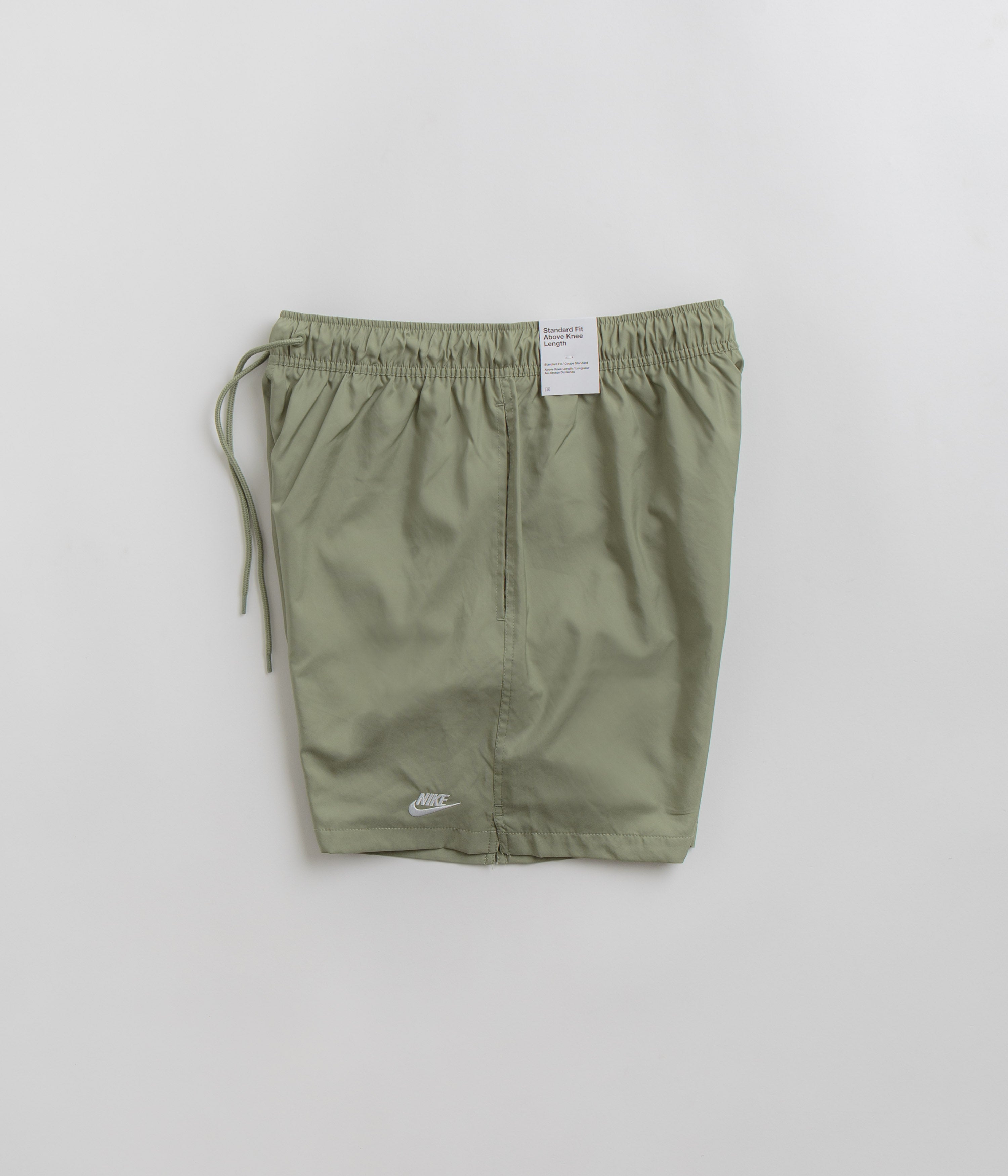 Nike Club Flow Shorts - Oil Green / White / White