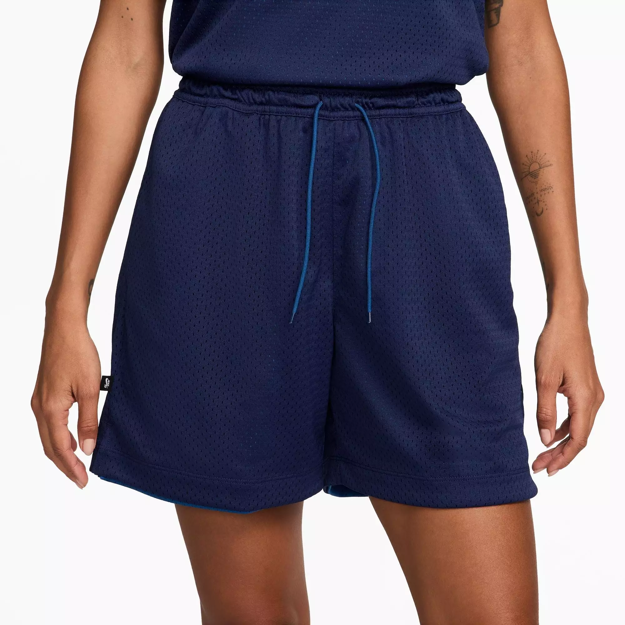 Nike SB Skate Reversible Basketball Shorts Midnight Navy/Court Blue