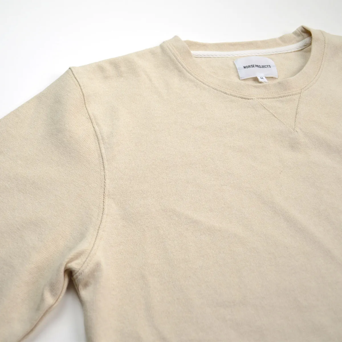 Norse Projects - Halfdan Sweat Compact Sweatshirt - Ecru