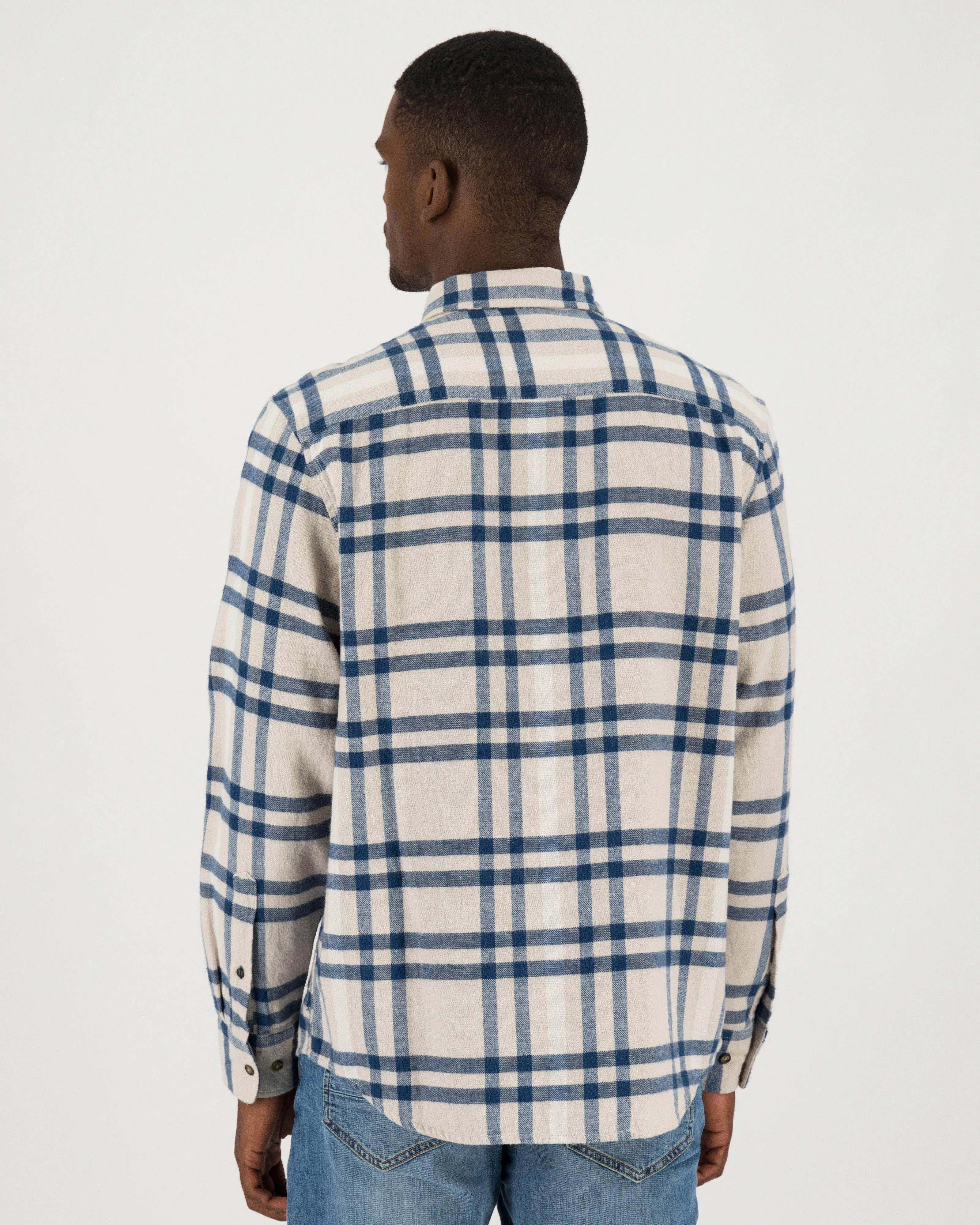 Old Khaki Men's Brent Warm Handle Check Shirt | Cape Union Mart