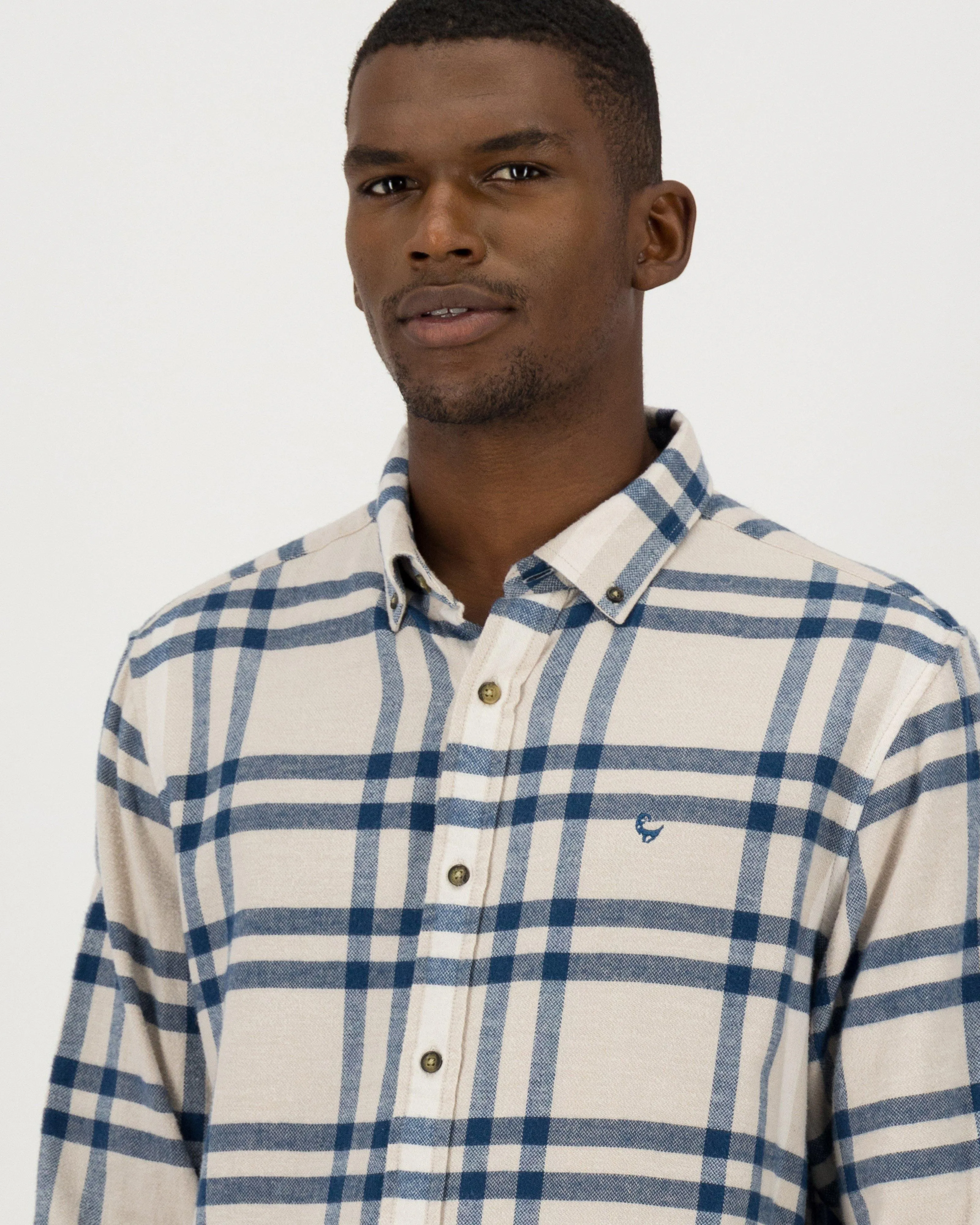 Old Khaki Men's Brent Warm Handle Check Shirt | Cape Union Mart