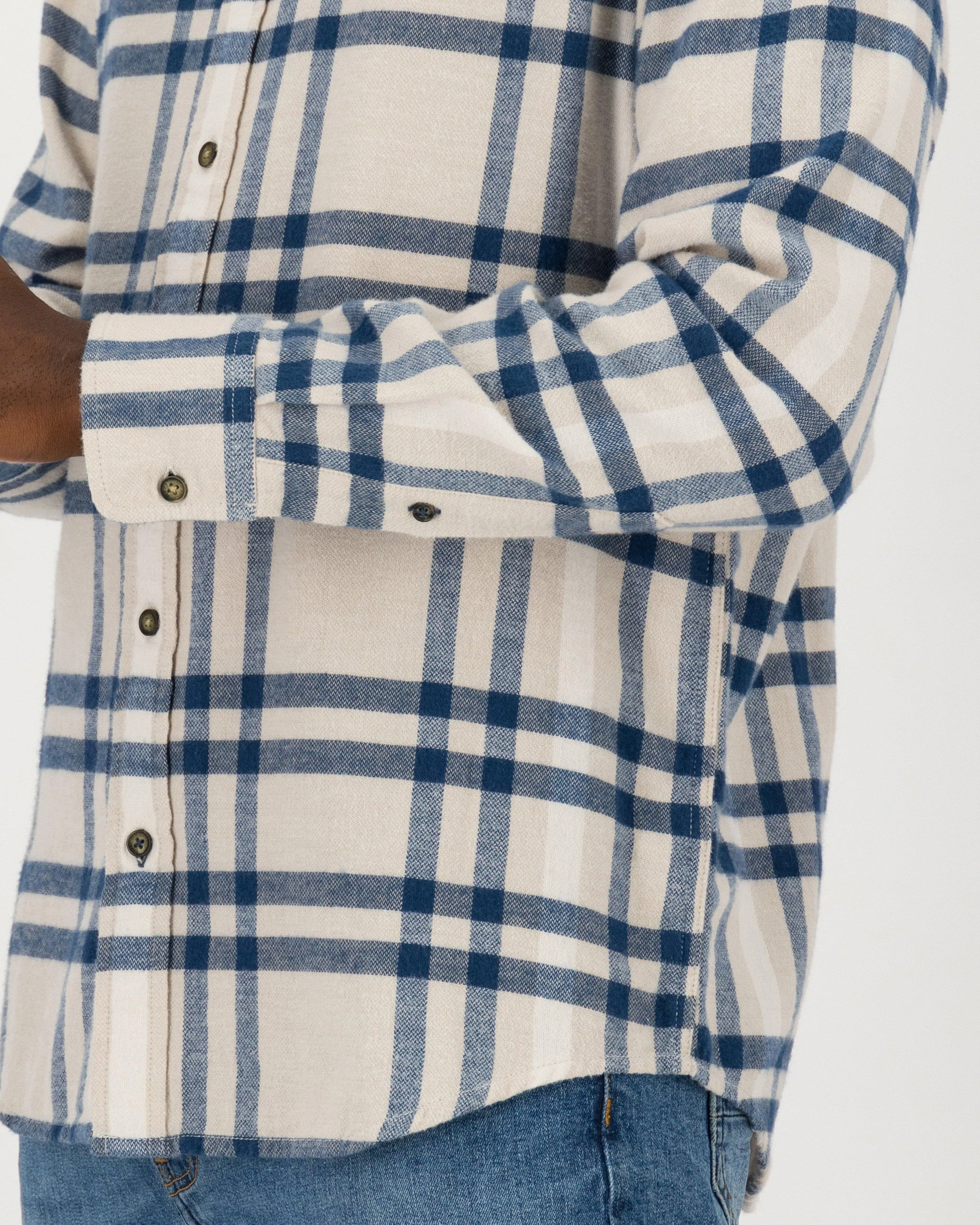 Old Khaki Men's Brent Warm Handle Check Shirt | Cape Union Mart