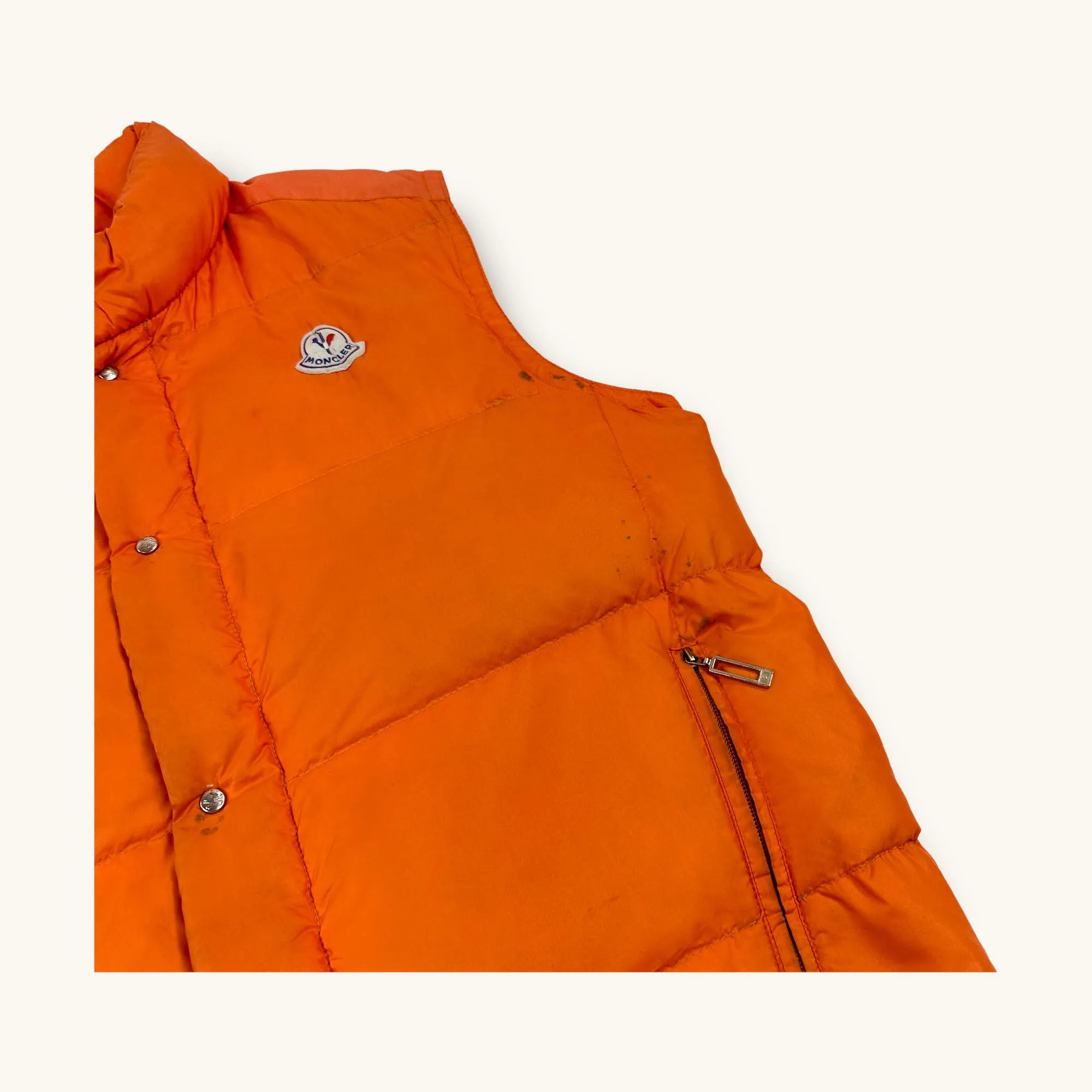 Orange 90s Moncler Grenoble Puffer Jacket Coat (M)