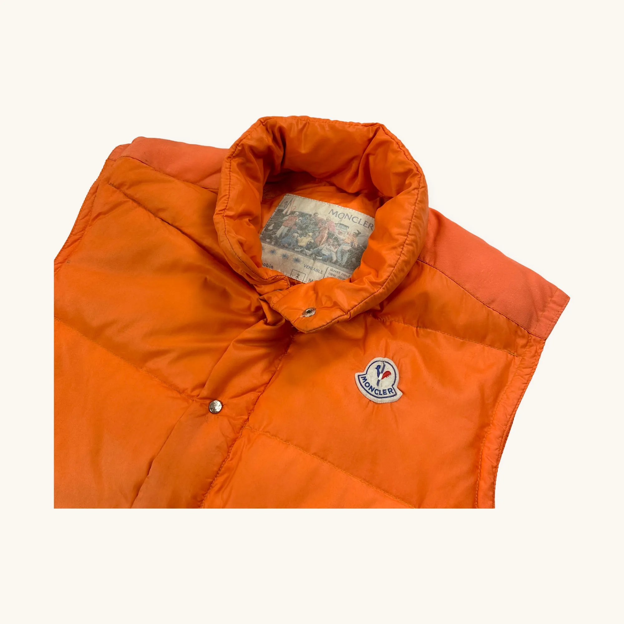 Orange 90s Moncler Grenoble Puffer Jacket Coat (M)