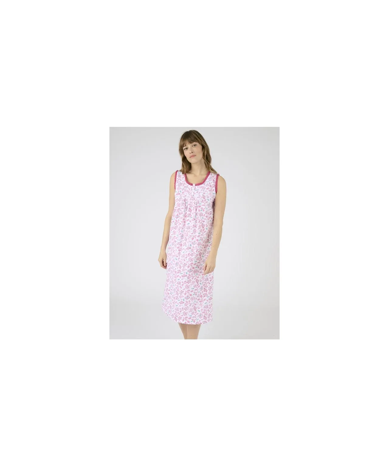 Pack of 2 - Sleeveless Cotton Nightdresses