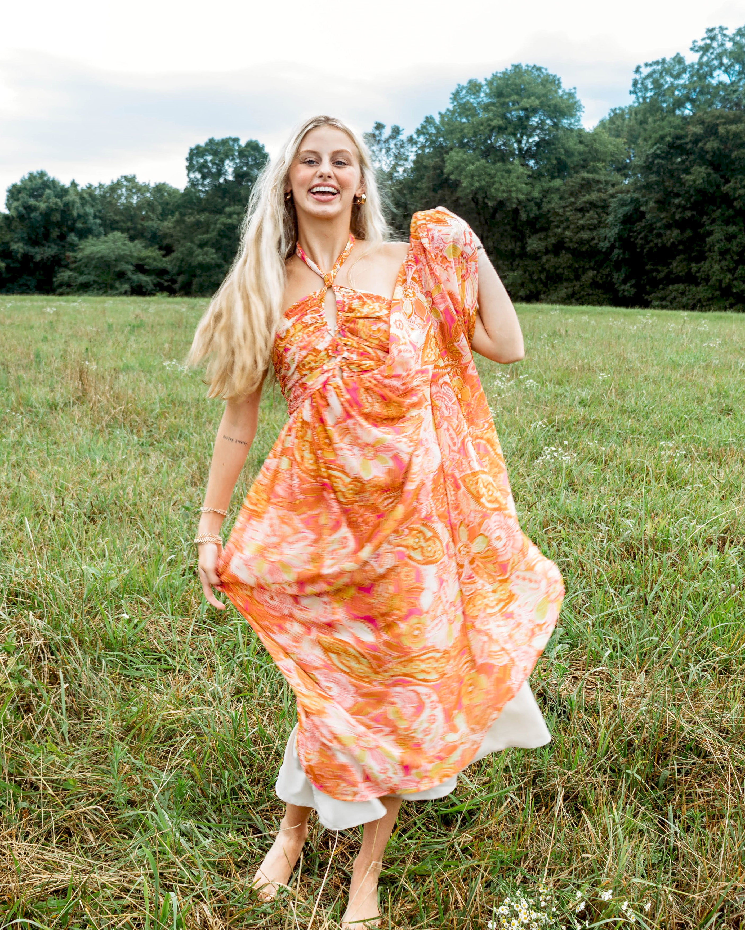 Pink Lemonade Halter Dress