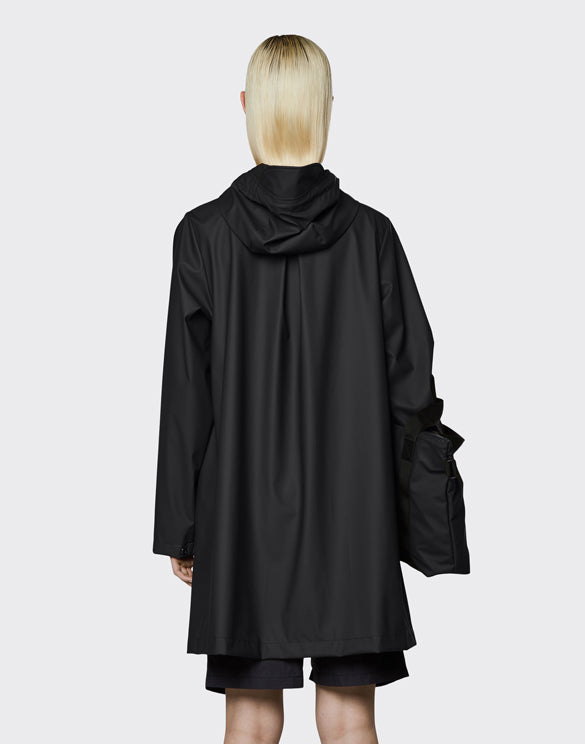 Rains - A-line Jacket - Black