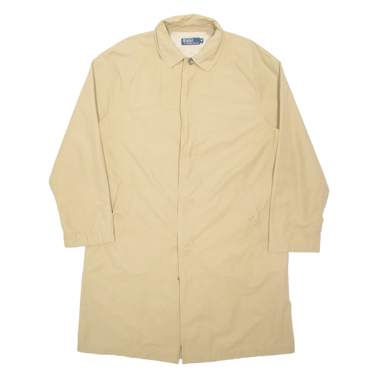 RALPH LAUREN Mens Trench Coat Beige M