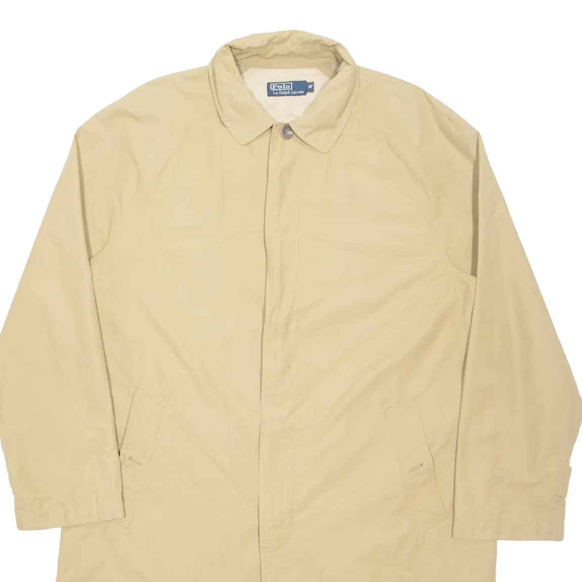 RALPH LAUREN Mens Trench Coat Beige M