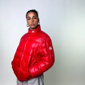 Red 80s Moncler Grenoble Puffer Jacket Coat (M)