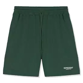 Represent Owners Club Mesh Racing Green Shorts