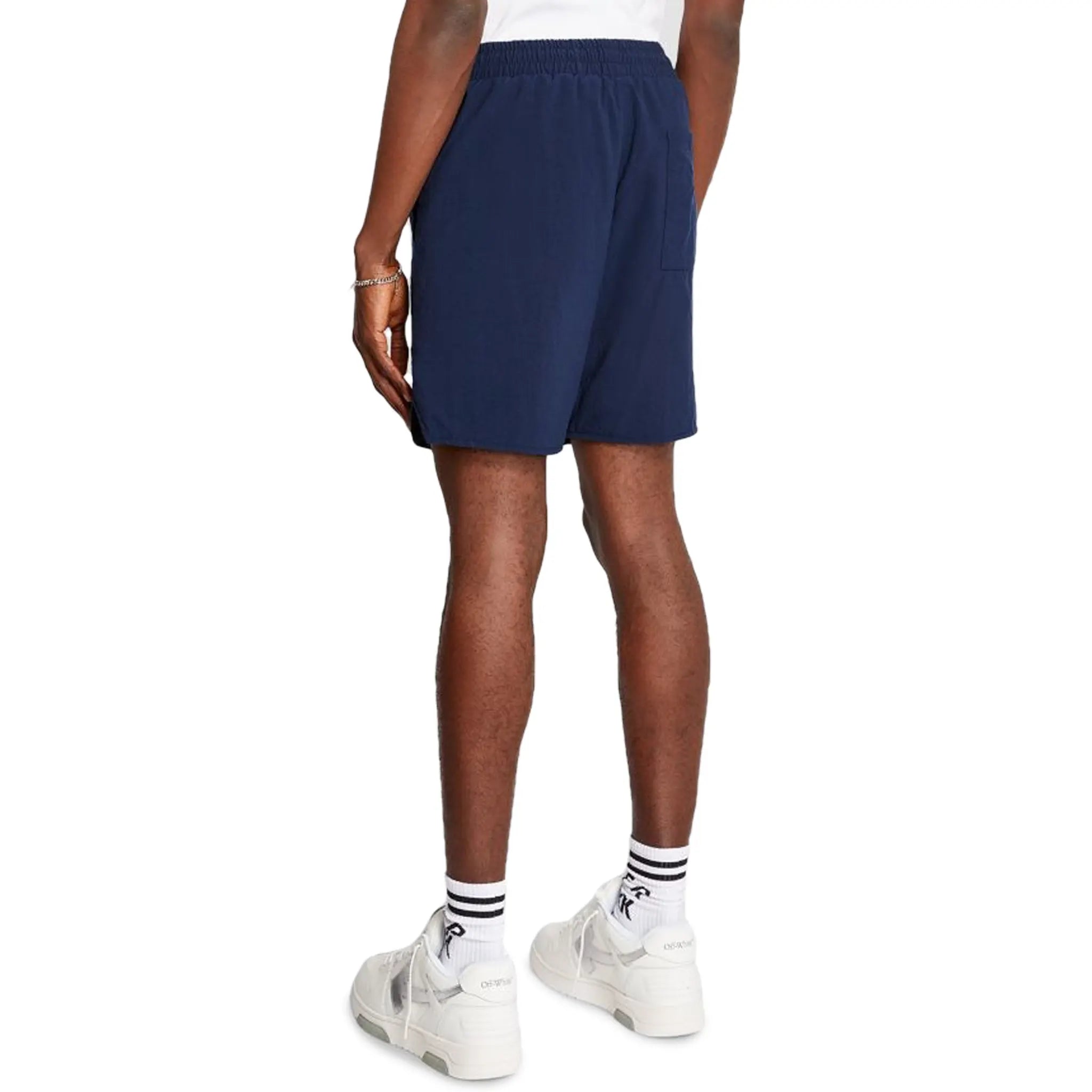 Rhude Logo Navy Blue Swim Shorts