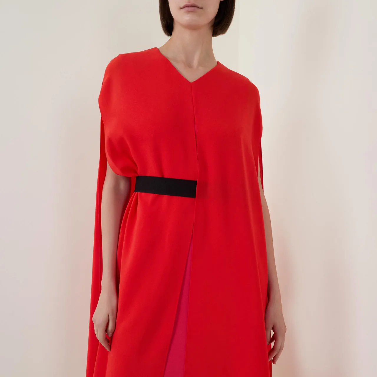 ROKSANDA Fyera Cape Dress - Red