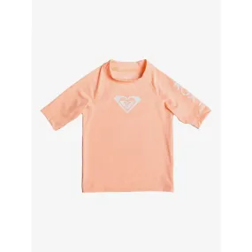 Roxy Girls Whole Hearted Short Sleeve Rashguard