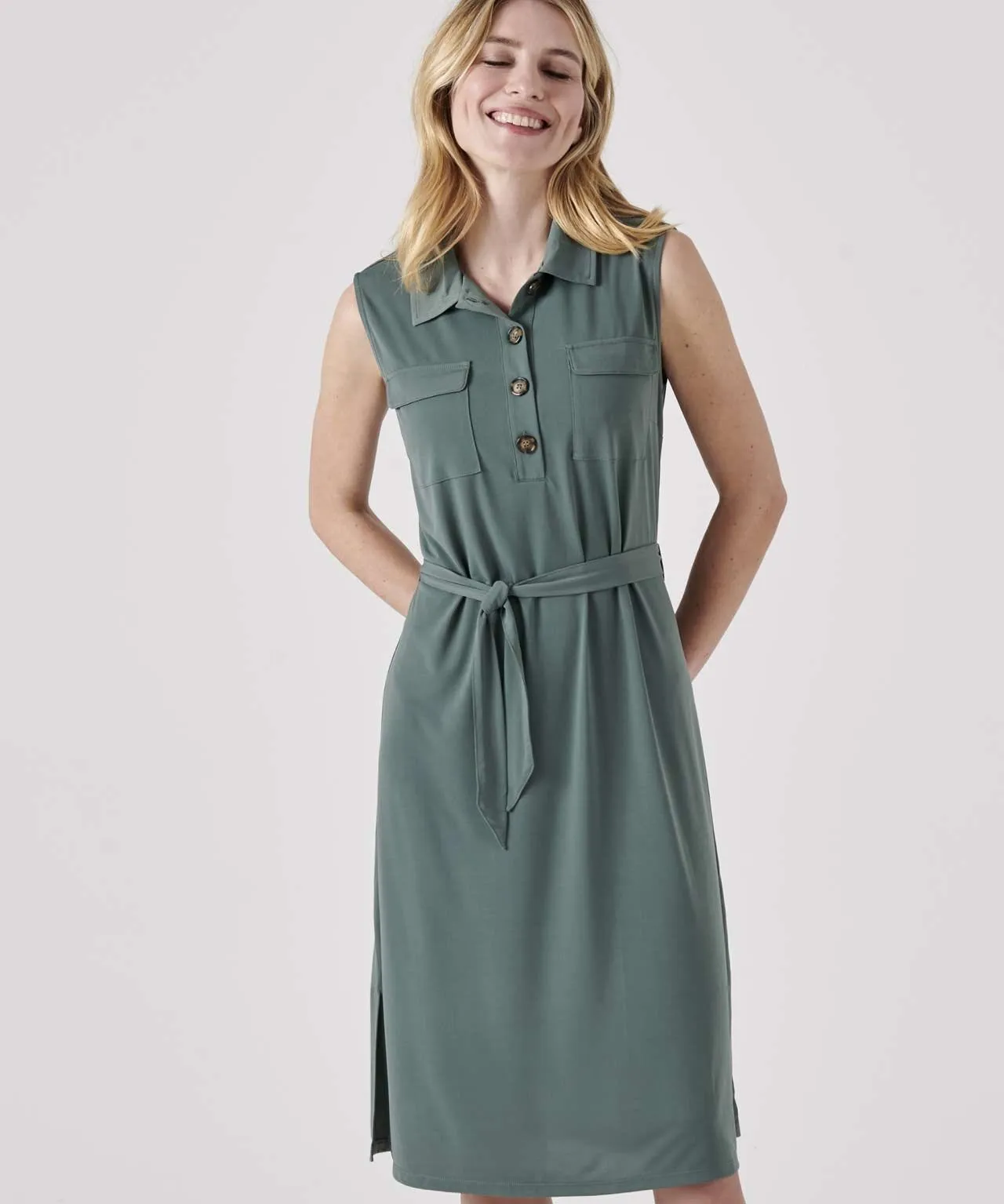 Sleeveless Jersey Dress